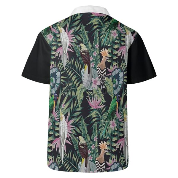 Camisa Tropical para Hombre - Estampado Vegetal y cómodo de algodón - Imagen 5