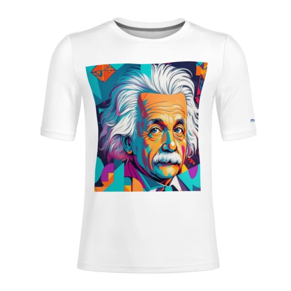 Camiseta estampada de Albert Einstein para hombres con diseño moderno