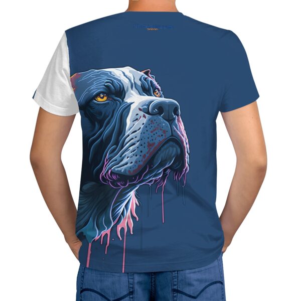 Camiseta Masculina Estampado Completo BULLDOG A.I. | 90% Polyester + 10% Spandex - Imagen 2