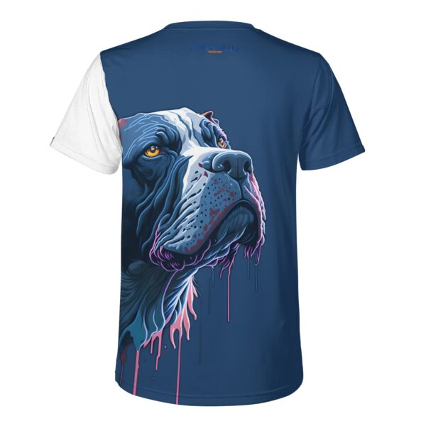 Camiseta Masculina Estampado Completo BULLDOG A.I. | 90% Polyester + 10% Spandex - Imagen 4