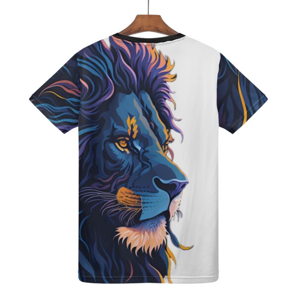 Camiseta masculina estampada completa LEON A.I. de 90% poliéster y 10% spandex - Imagen 6