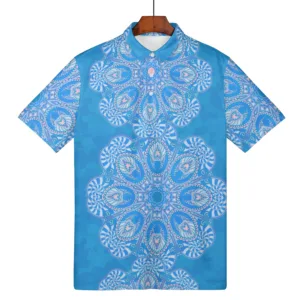 Women's All Over Print Polo Shirt